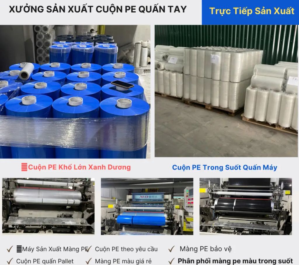 Màng PE Bọc Hàng - Giải Pháp Cho Vận Chuyển An Toàn