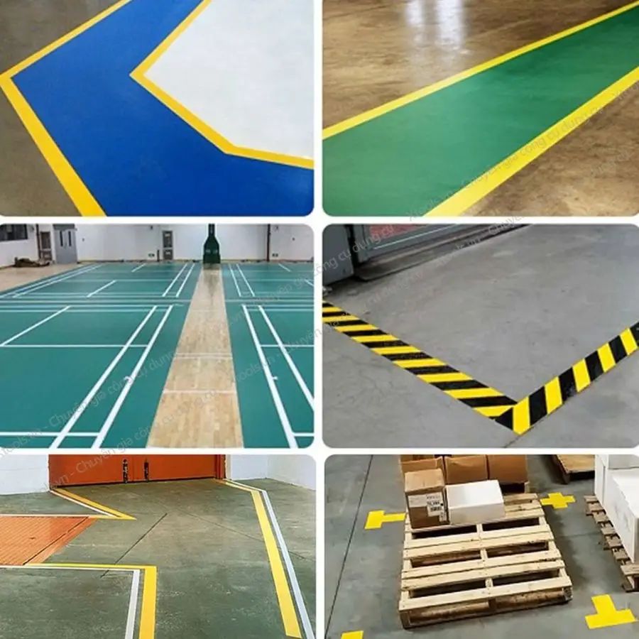 Băng keo dán nền nhà kho - Giải pháp hoàn hảo cho không gian lưu trữ