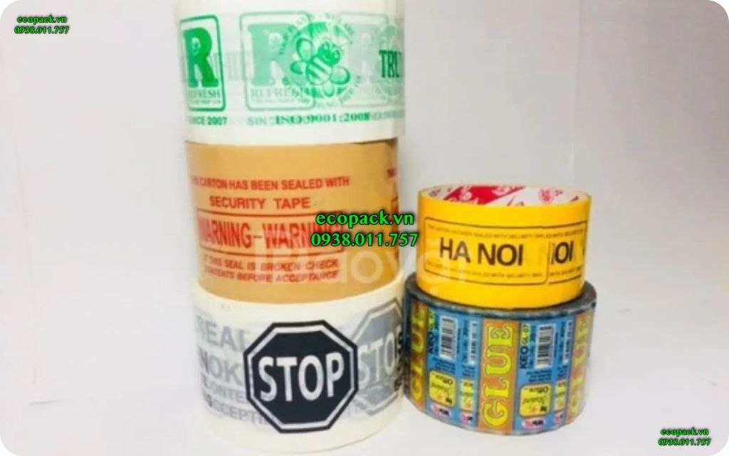 In băng keo theo yêu cầu: Chất lượng cao, đa dạng mẫu mã, giao hàng tận nơi