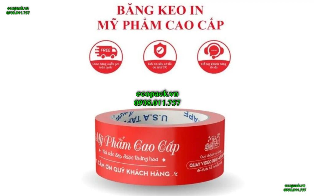 Băng keo in logo chất lượng cao - Giải pháp quảng bá thương hiệu hiệu quả