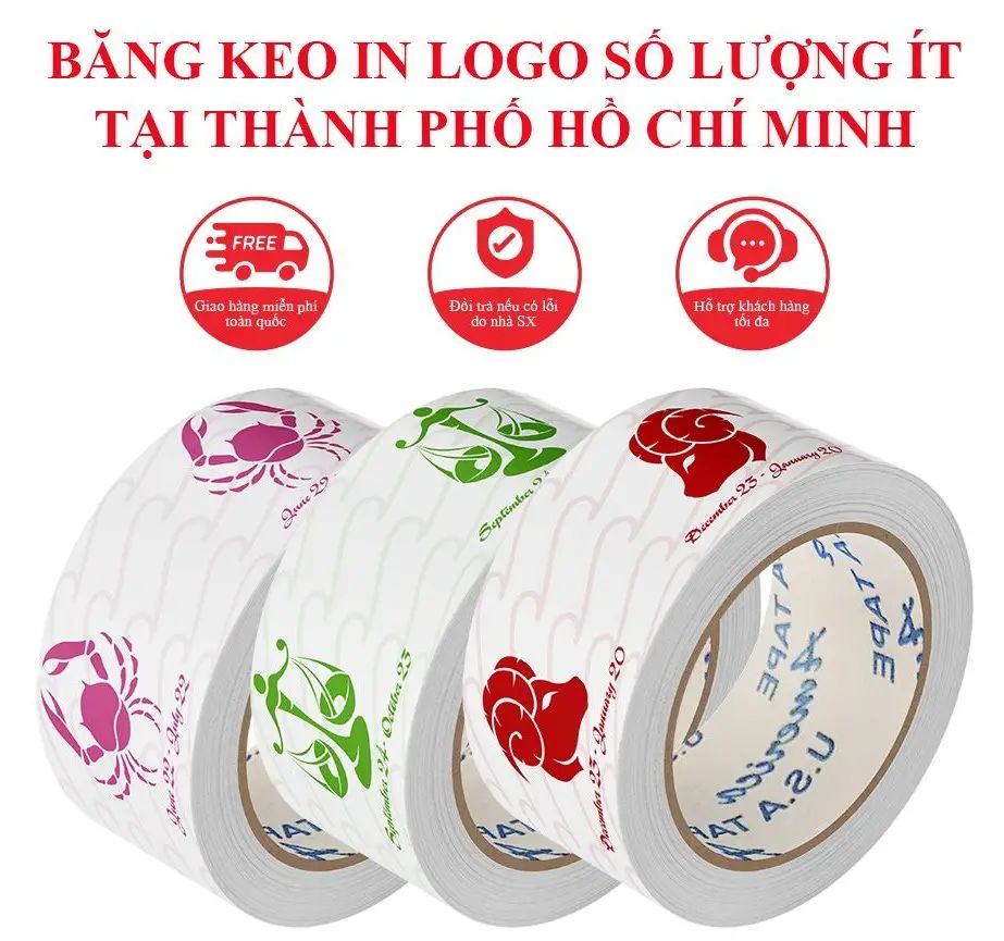 In băng keo logo số lượng ít - Tạo Dấu Ấn Riêng Cho Doanh Nghiệp Của Bạn