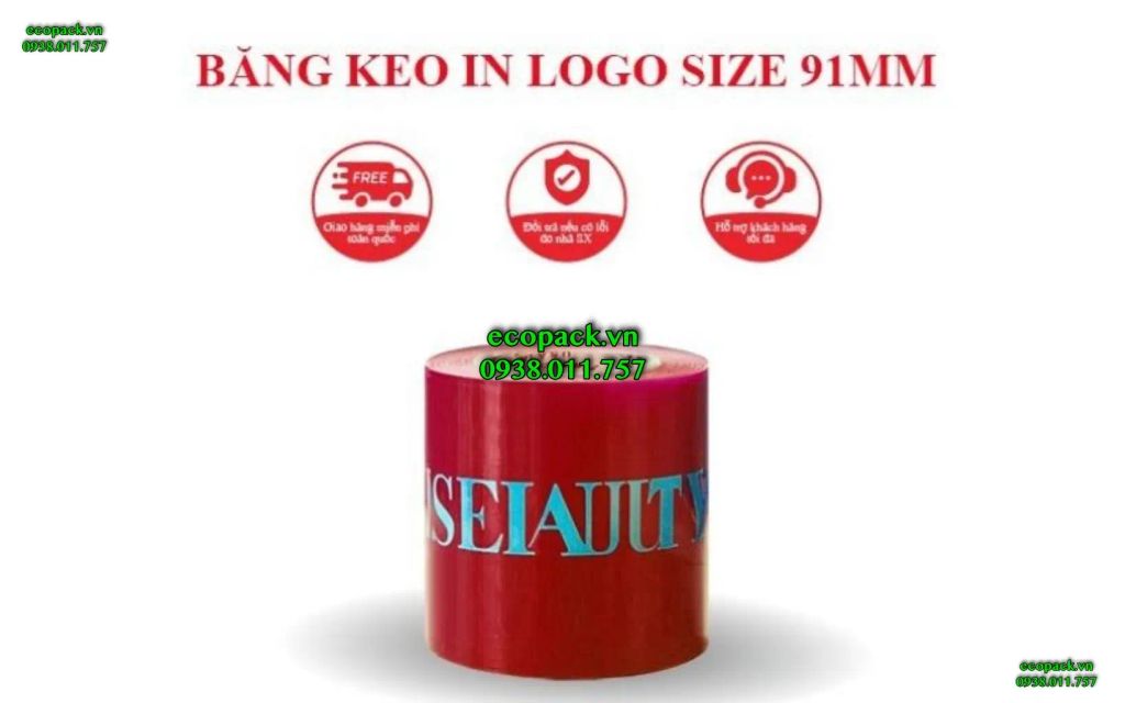 In băng keo logo số lượng ít - Giải pháp cho doanh nghiệp nhỏ