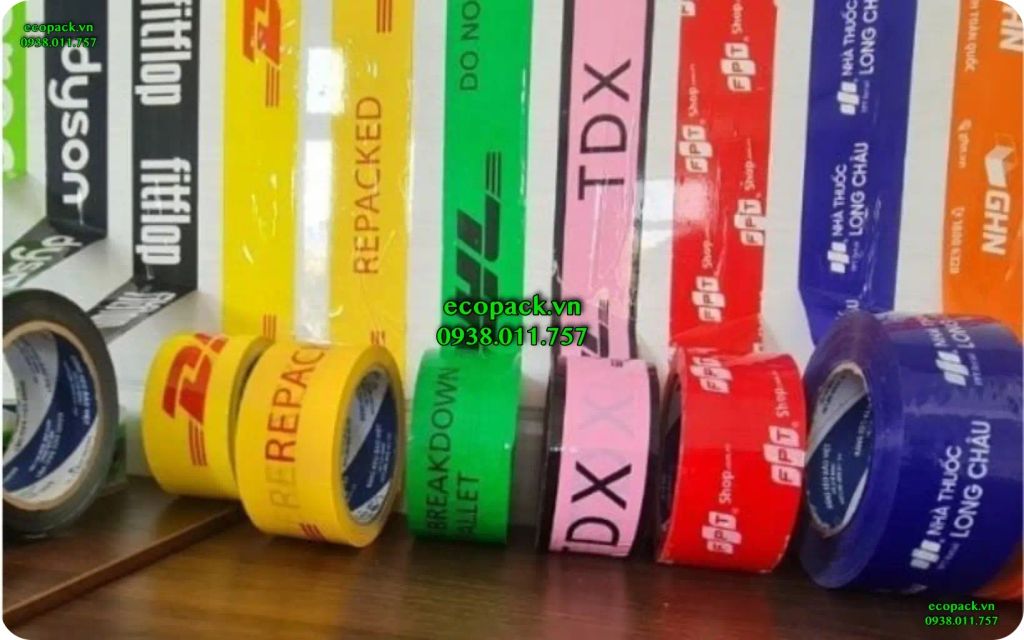 In băng keo logo số lượng ít - Dịch vụ in ấn chất lượng, giá cả hợp lý