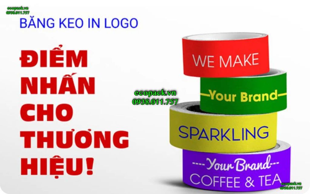 Băng dính in logo - Giải pháp quảng bá thương hiệu hiệu quả và tiết kiệm