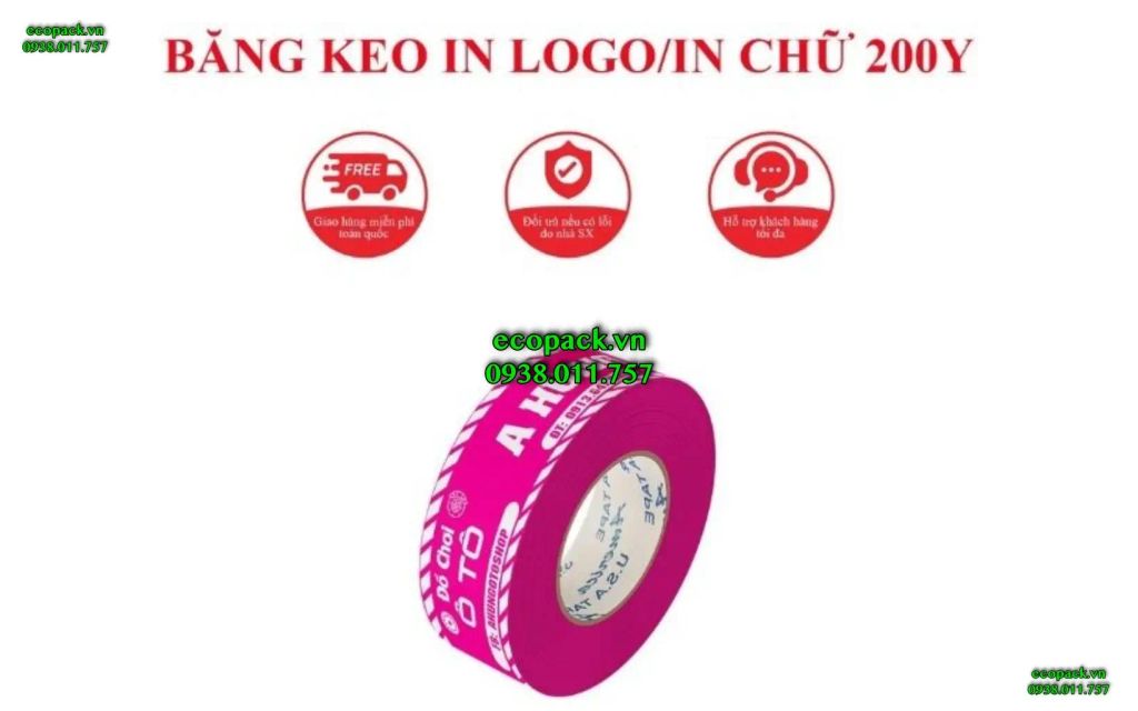 Băng keo in logo: Giải pháp hoàn hảo cho quảng cáo và thương hiệu hiệu quả
