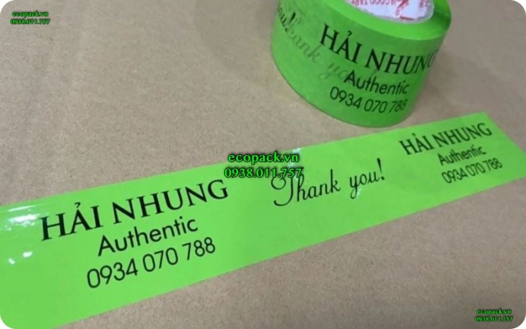 Băng Dính In Logo - Nâng Tầm Thương Hiệu Chuyên Nghiệp