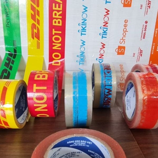 Băng keo in logo công ty Ecopack chất lượng cao