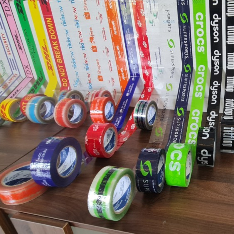 Băng dính in logo theo yêu cầu