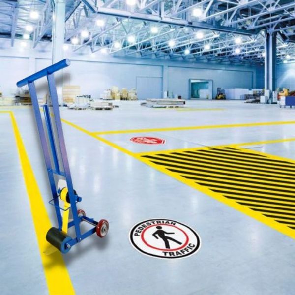 Băng keo dán nền phân khu vực nhà kho