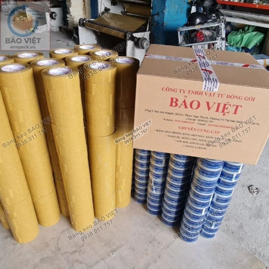 Băng dính đục dán thùng carton