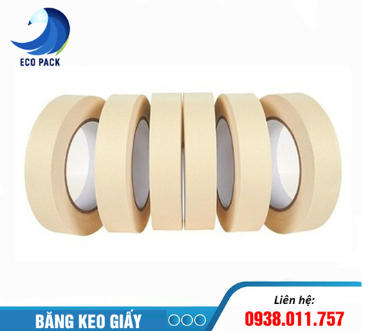 Tìm hiểu về các loại băng keo giấy thông dụng hiện nay – Ecopack