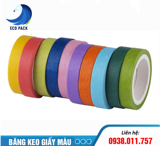 Mua băng keo giấy nhiều màu ở đâu?