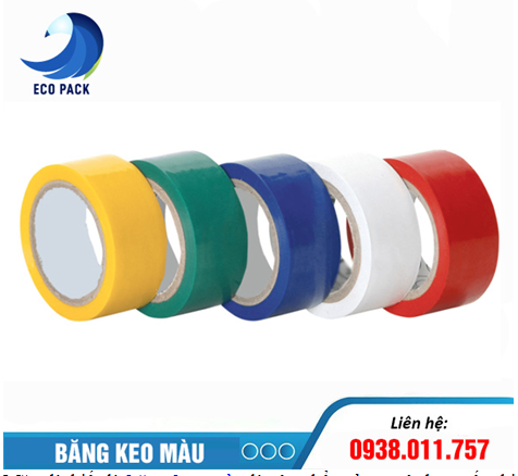 Băng keo màu thường sử dụng cho loại thùng hàng nào?