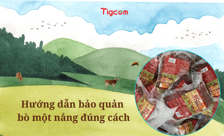 Hướng dẫn bảo quản bò một nắng đúng cách