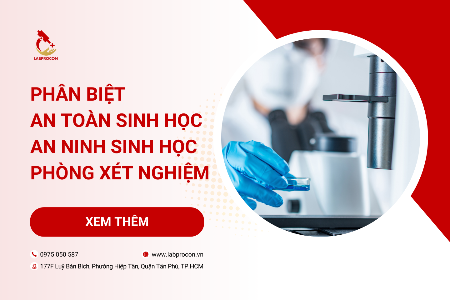 Phân biệt an toàn sinh học và an ninh sinh học trong phòng xét nghiệm