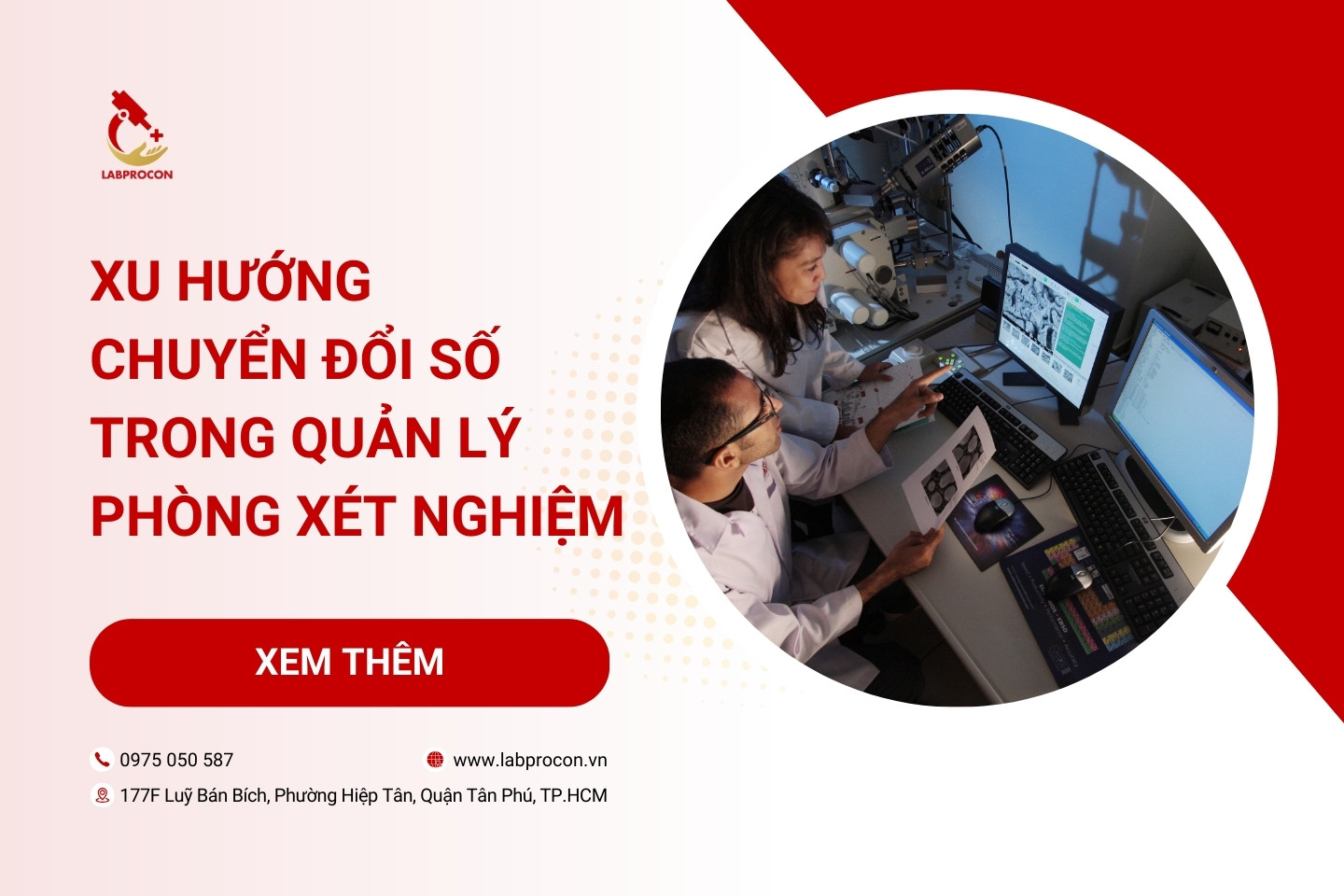 Xu hướng chuyển đổi số trong quản lý phòng xét nghiệm