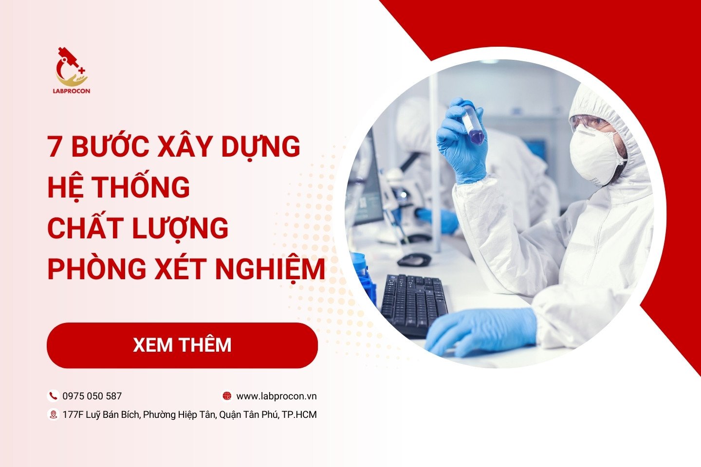 7 bước xây dựng hệ thống chất lượng phòng xét nghiệm