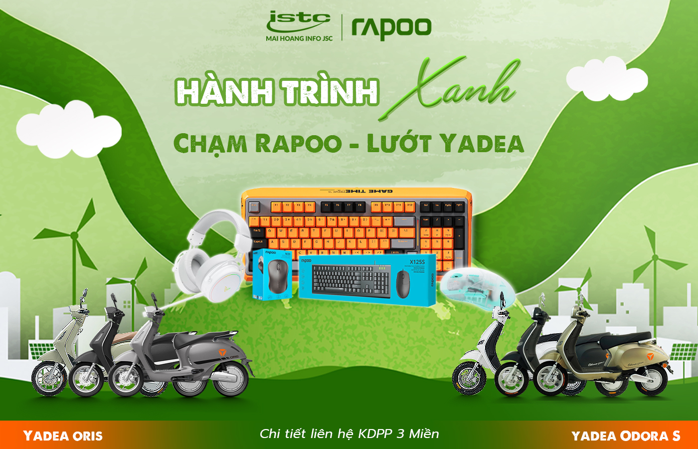 CHẠM RAPOO – LƯỚT YADEA