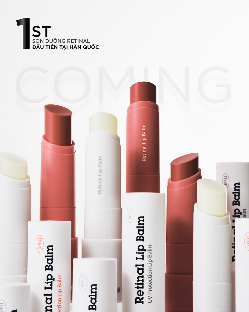 Son dưỡng Dr Different Reinal Lip Balm với Retinal là giải pháp chăm sóc môi toàn diện, chống nắng, cải thiện nếp nhăn, mang lại đôi môi căng mọng, trẻ trung. 