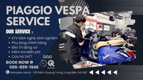 3 Lý Do Để Lựa Chọn Dịch Vụ Sửa Xe Piaggio và Vespa Chính Hãng