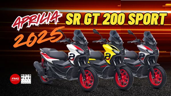 Aprilia SR GT 200 Sport 2025 – Xe Tay Ga Thể Thao, Đậm Chất phiêu lưu