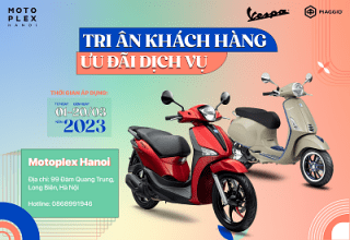 Tri Ân Khách Hàng Motoplex | Ưu đãi dịch vụ