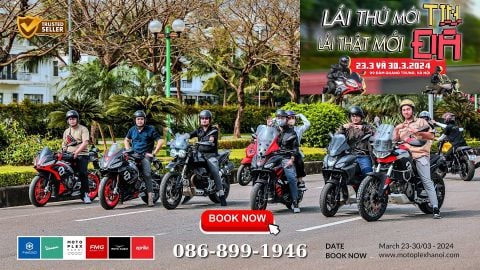 Lái Thử Xe Vespa, Piaggio, Aprilia và Moto Guzzi Nhận Ngay Quà Tặng Giá Trị