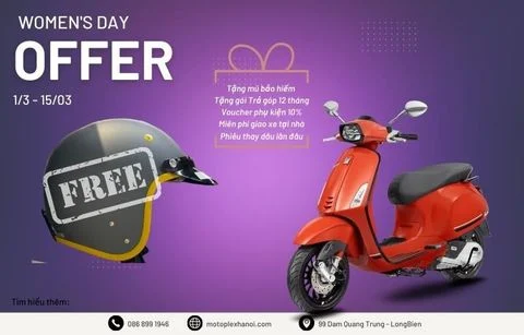 Happy Woman's Day 8-3 I Món quà ý nghĩa cùng Motoplex Hanoi