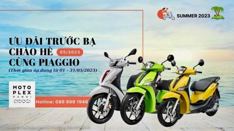 ƯU ĐÃI TRƯỚC BẠ - CHÀO HÈ CÙNG PIAGGIO