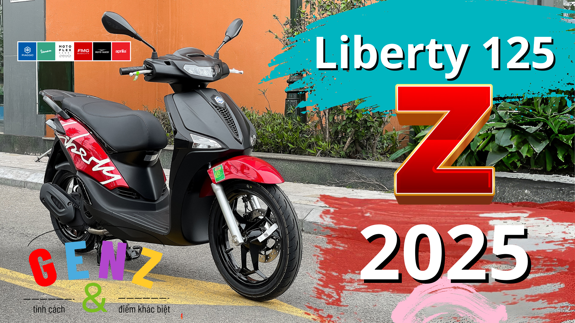 Cận Cảnh Piaggio Liberty 125 Z - Phiên Bản Độc Quyền GenZ Việt Nam