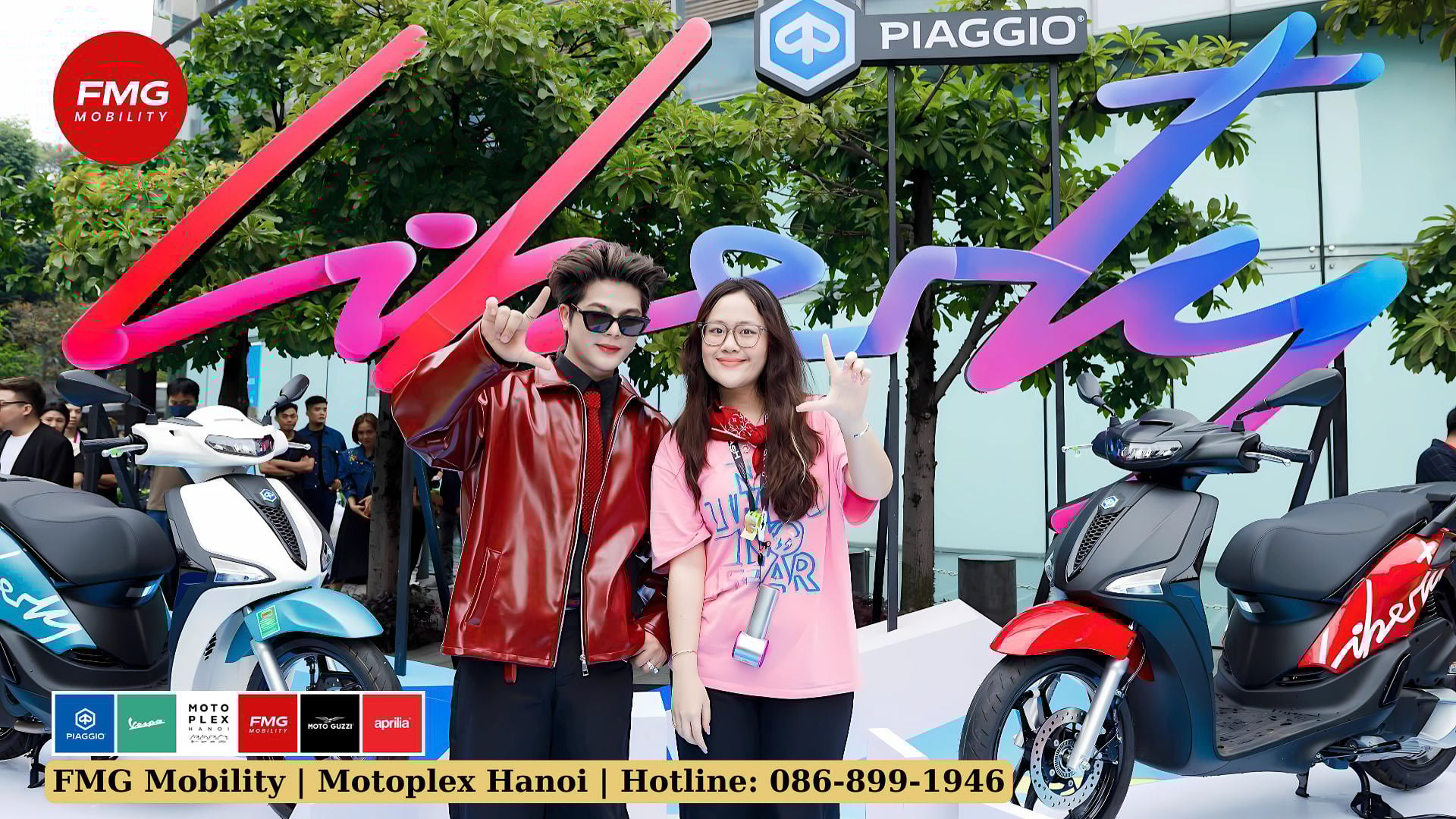 Piaggio Liberty 2025 Bùng Nổ Phong Cách Mới Cùng Quang Anh Rhyder