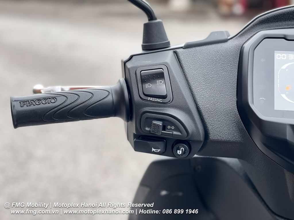 Phím điều khiển được bố trí linh hoạt trên Piaggio Liberty 125 Z