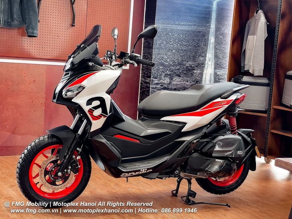 Hình Ảnh Thực Tế Aprilia SR GT 200 Sport 2025 tại FMG Mobility | Motoplex Hanoi