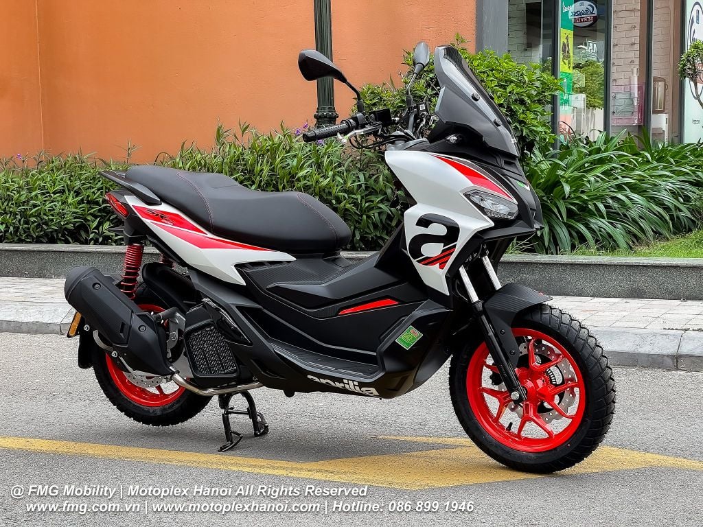 Hình Ảnh Thực Tế Aprilia SR GT 200 Sport 2025 tại FMG Mobility | Motoplex Hanoi