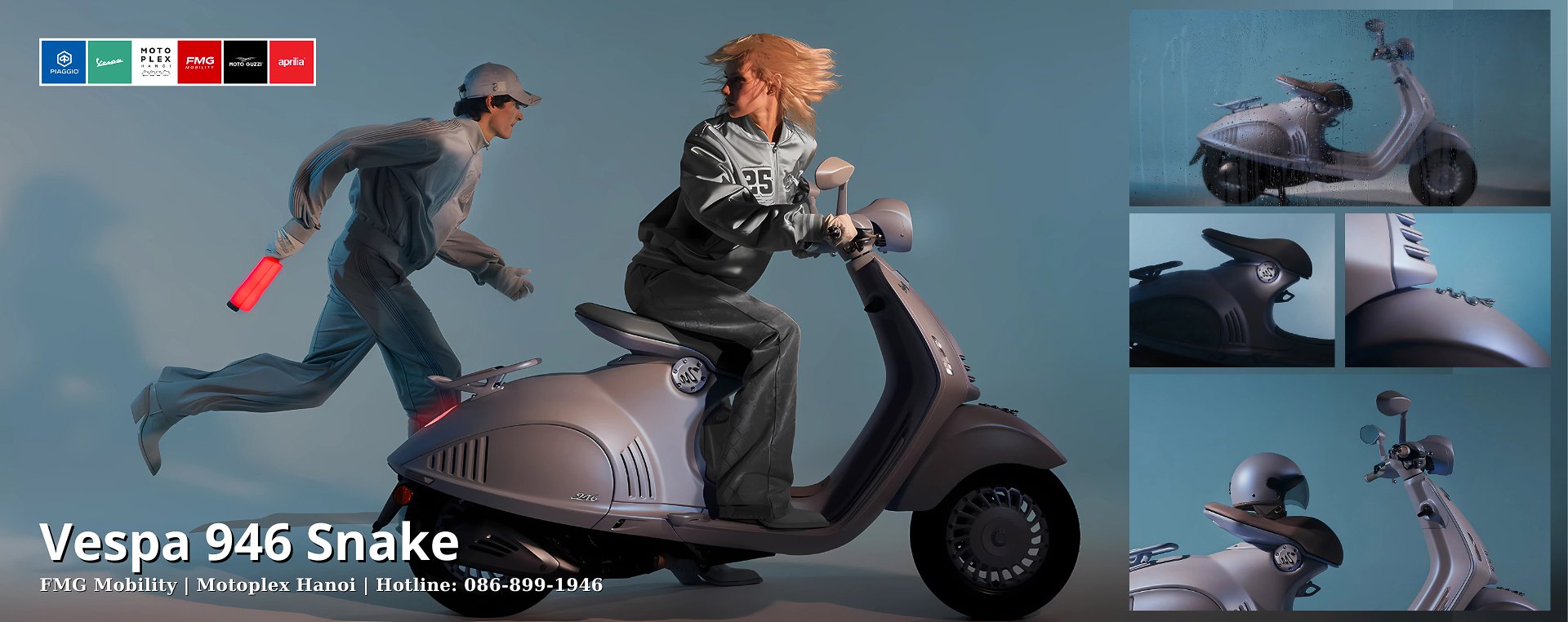 Dòng Xe Piaggio - Vespa - Aprilia - Moto Guzzi