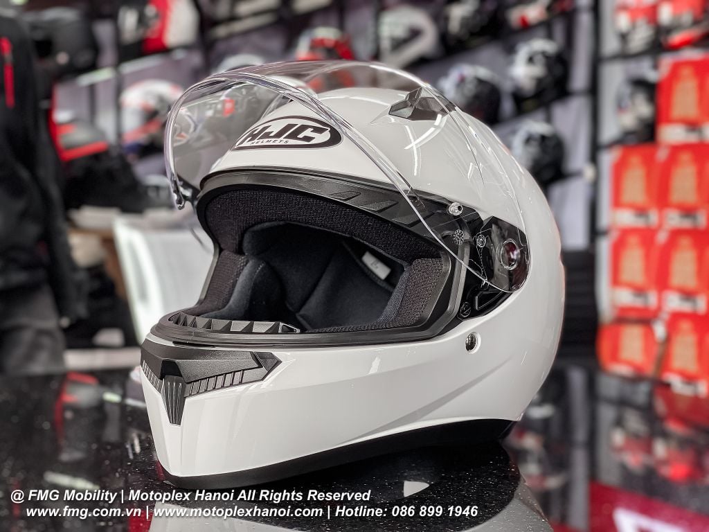 Hình Ảnh Thực Tế Mũ Bảo Hiểm Fullface HJC C10 Solid tại FMG Mobility | FMG Superstore | Motoplex Hanoi