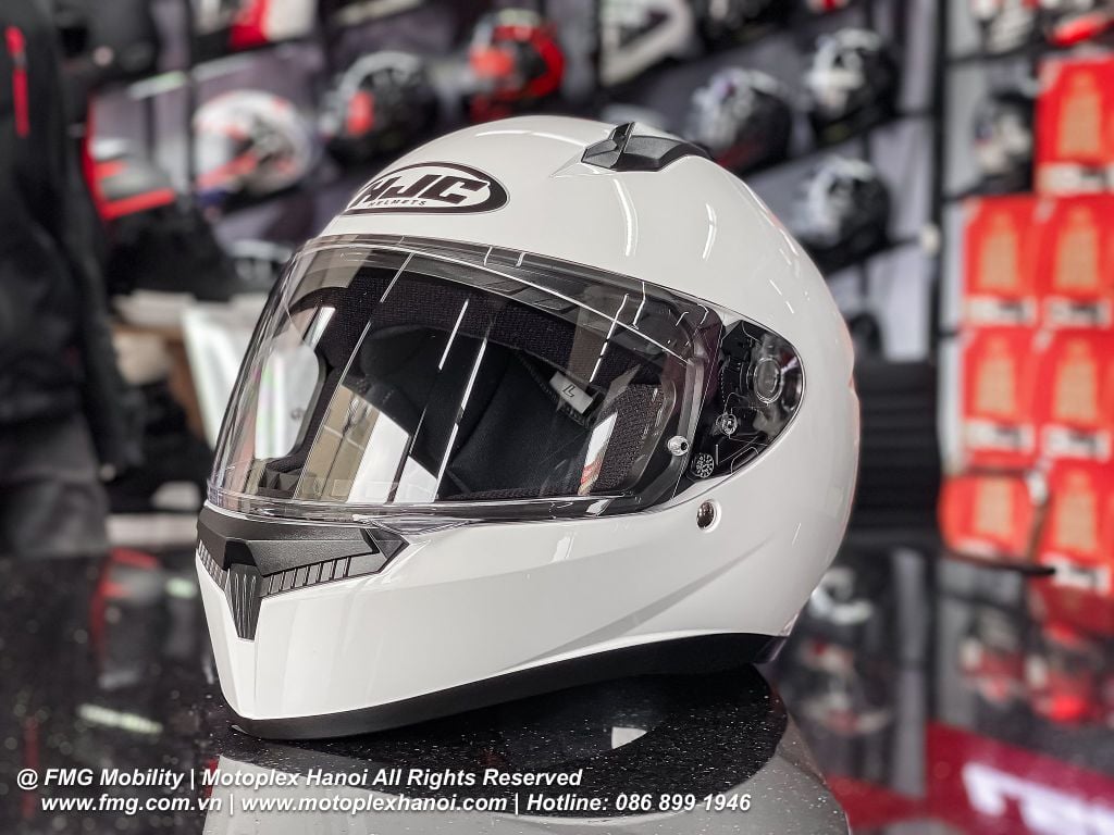 Hình Ảnh Thực Tế Mũ Bảo Hiểm Fullface HJC C10 Solid tại FMG Mobility | FMG Superstore | Motoplex Hanoi