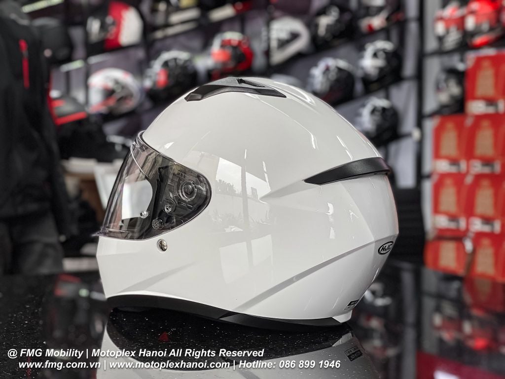 Hình Ảnh Thực Tế Mũ Bảo Hiểm Fullface HJC C10 Solid tại FMG Mobility | FMG Superstore | Motoplex Hanoi