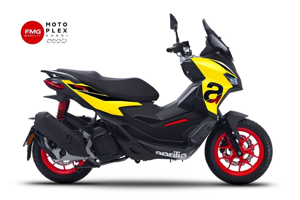 Aprilia SR GT 200 Sport màu Vàng Street Gold
