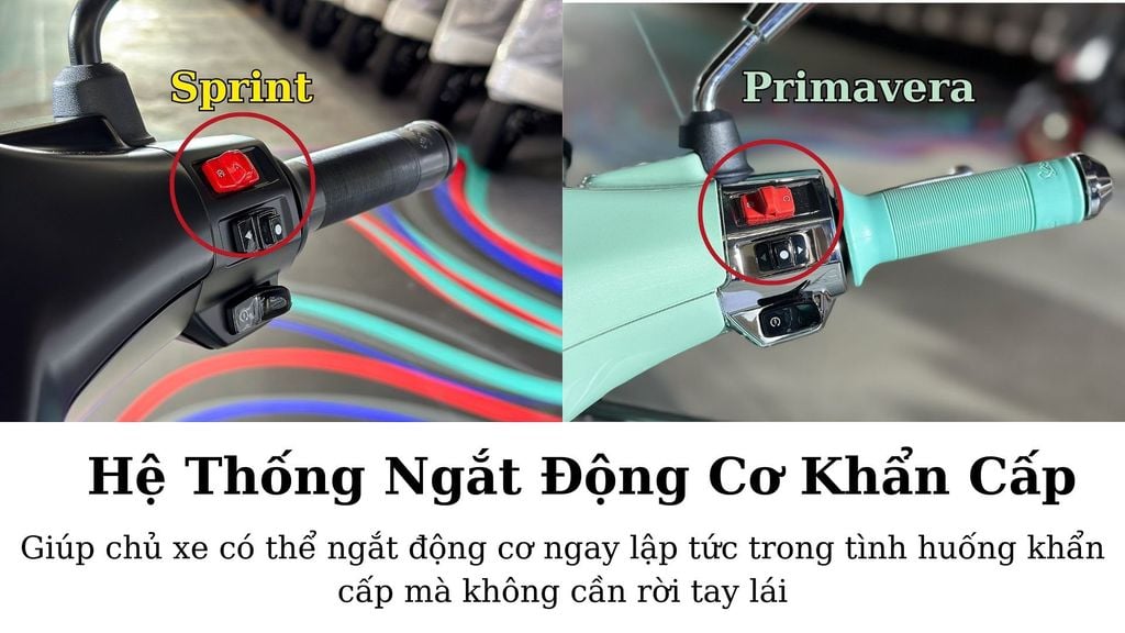 Hệ Thống Ngắt Động Cơ Khẩn Cấp giúp người lái có thể ngắt động cơ ngay lập tức trong tình huống khẩn cấp mà không cần rời tay lái