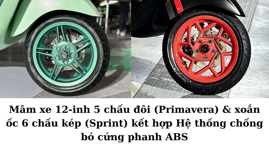 Mâm xe hợp kim nhôm 12 inch cũng được làm mới với thiết kế thể thao, chắc chắn hơn.
