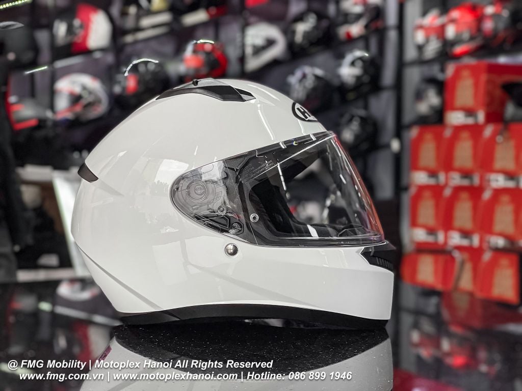Hình Ảnh Thực Tế Mũ Bảo Hiểm Fullface HJC C10 Solid tại FMG Mobility | FMG Superstore | Motoplex Hanoi