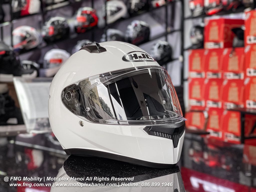 Hình Ảnh Thực Tế Mũ Bảo Hiểm Fullface HJC C10 Solid tại FMG Mobility | FMG Superstore | Motoplex Hanoi