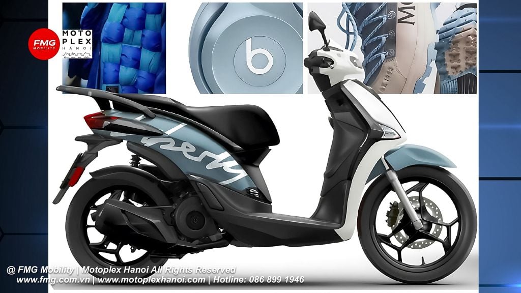 Piaggio Liberty 125 Z màu Urban Sky
