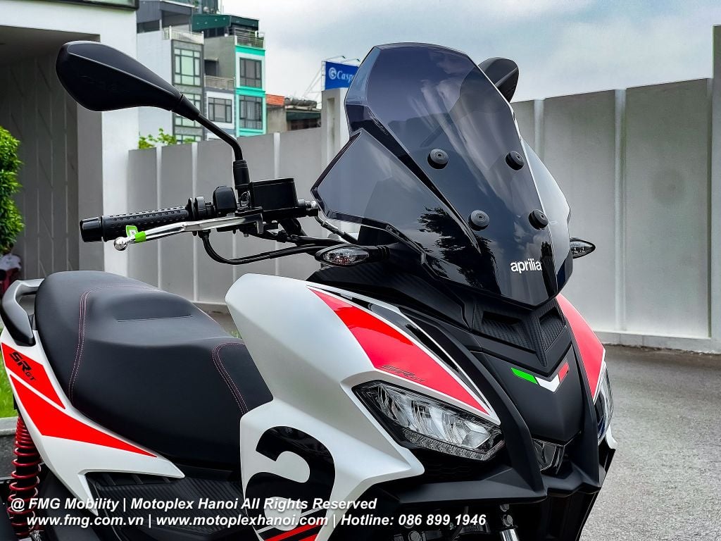 Hình Ảnh Thực Tế Aprilia SR GT 200 Sport 2025 tại FMG Mobility | Motoplex Hanoi