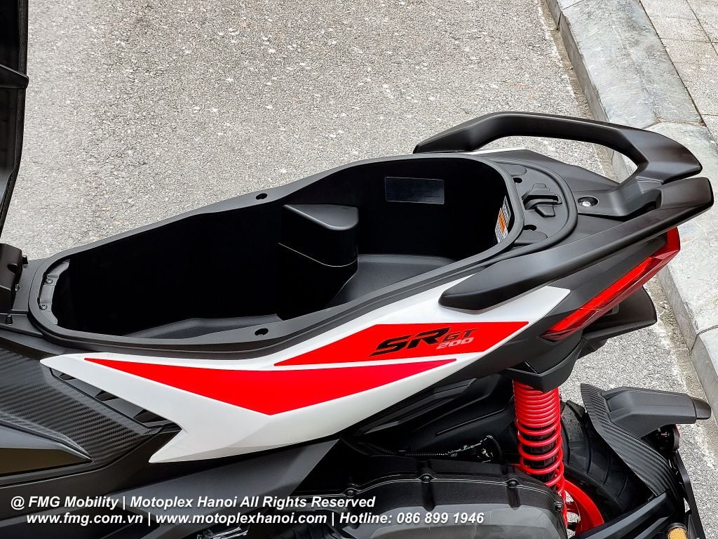 Hình Ảnh Thực Tế Aprilia SR GT 200 Sport 2025 tại FMG Mobility | Motoplex Hanoi