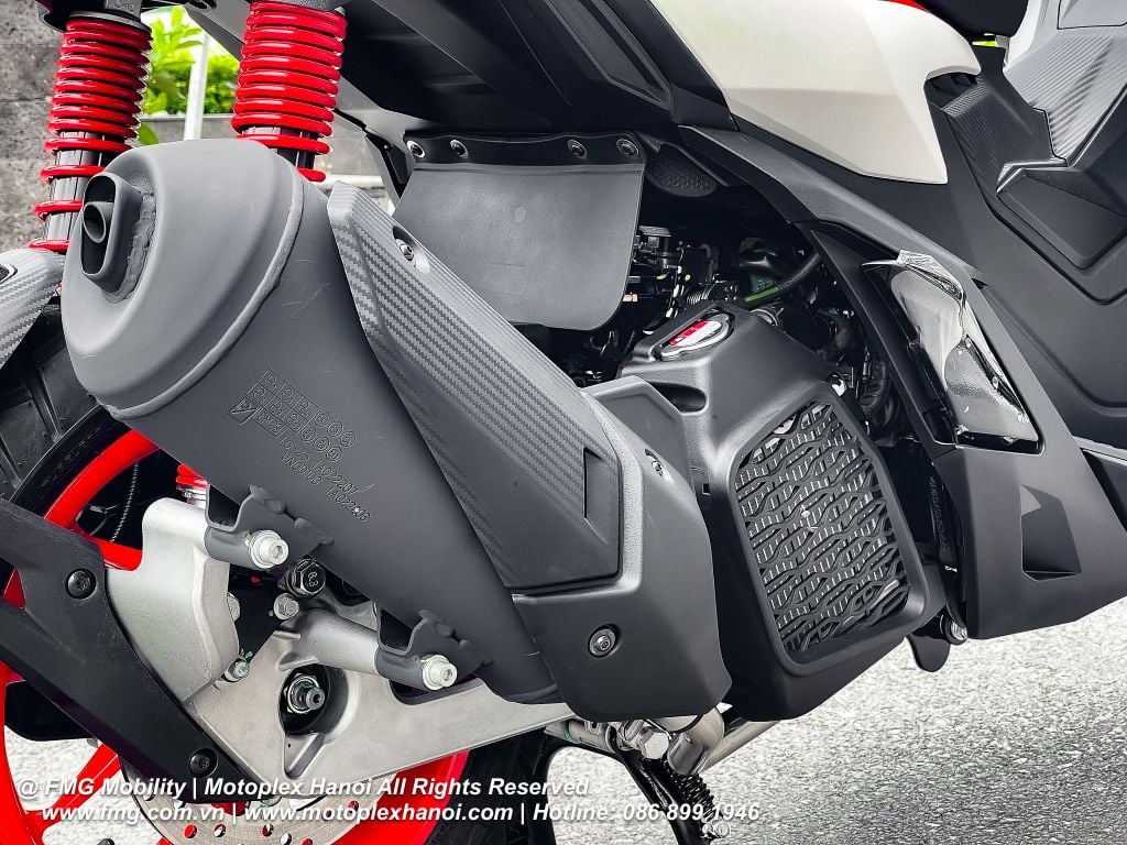 Hình Ảnh Thực Tế Aprilia SR GT 200 Sport 2025 tại FMG Mobility | Motoplex Hanoi