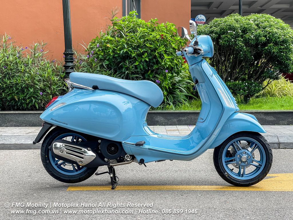 Thiết kế mềm mại và giữ được sự thanh lịch, nữ tính vốn có Vespa Primavera S 125