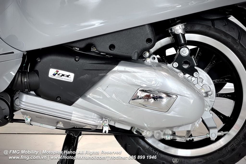 Vespa Sprint S trang bị động cơ I-Get tân tiến 125cc tiêu hao 2,63 lít/100 km
