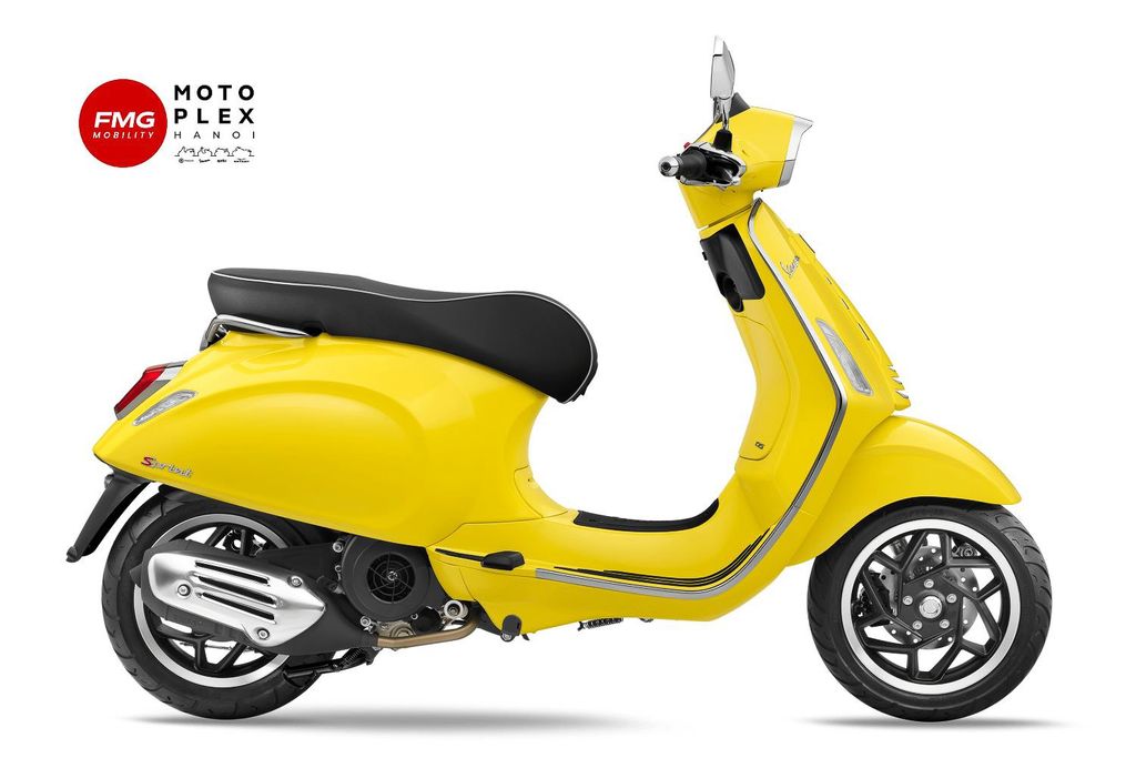 Vespa Sprint 2025 màu Vàng - Yellow Curioso